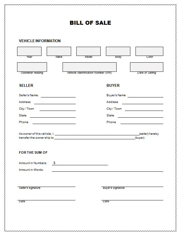 car-bill-of-sale-template