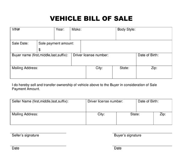 car-bill-of-sale-template-free-template