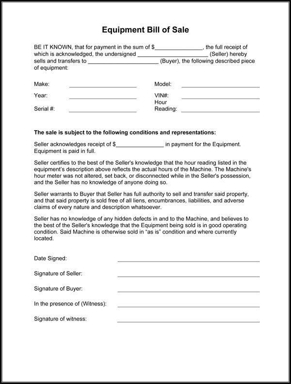 equipment-bill-of-sale-form